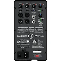 Harbinger VARI V2408 8" Powered Speakers Package With VS12 Subwoofer, Stands & Cables, 8" Mains