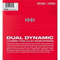 Dunlop Dual Dynamic Hybrid Nickel 4-String Electric Bass Strings (45 - 105)