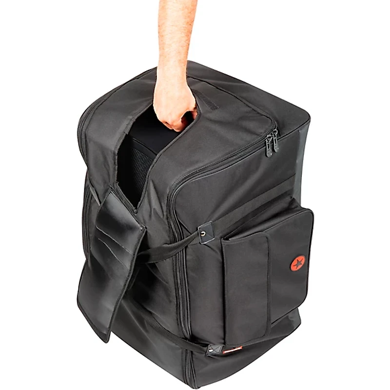 Harbinger VARI V3415 15" Powered Speakers Package With Bags & Stands