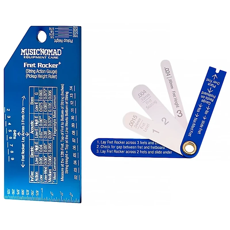 Music Nomad Precision Fret Rocker+ and Fret Gauge Kit