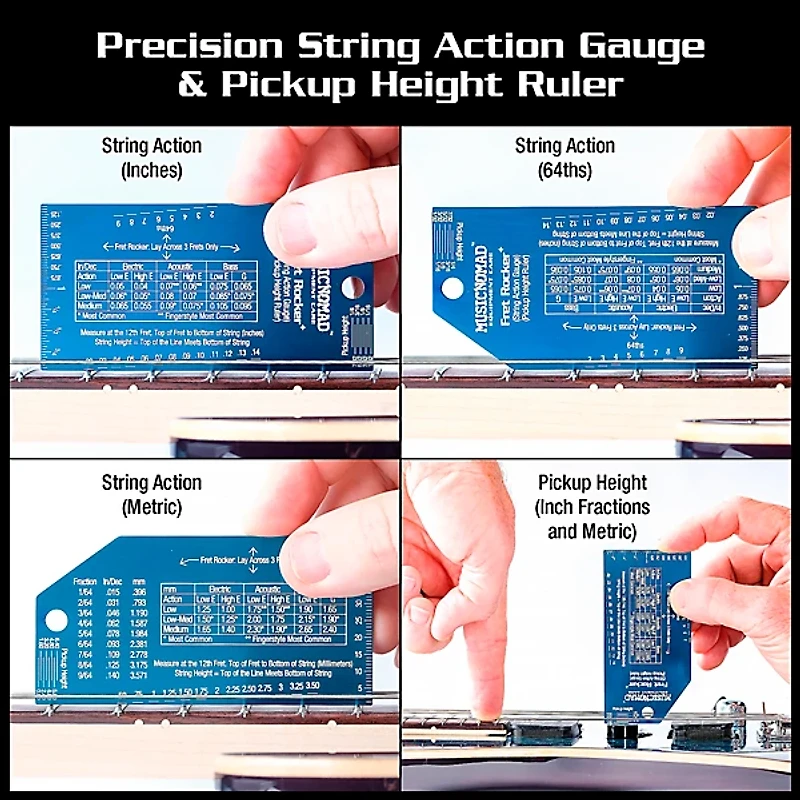 Music Nomad Precision Fret Rocker+ and Fret Gauge Kit