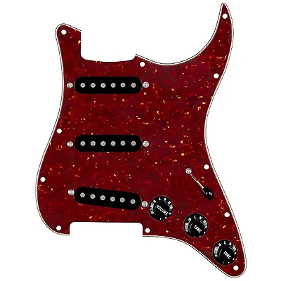 920D Custom Vintage American Loaded Pickguard for Strat With Black Pickups and S5W-BL-V Wiring Harness