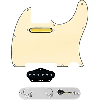 920D Custom Gold Foil Loaded Pickguard for Tele With T3W-REV-C Control Plate