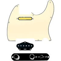 920D Custom Gold Foil Loaded Pickguard for Tele With T3W-REV-B Control Plate