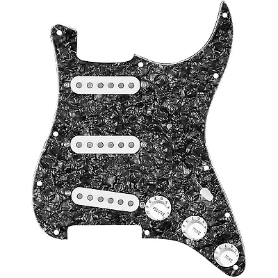 920D Custom Texas Vintage Loaded Pickguard for Strat With White Pickups and S5W Wiring Harness