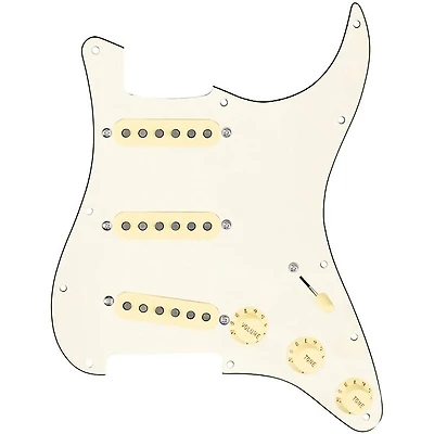 920D Custom Vintage American Loaded Pickguard for Strat With Aged White Pickups and S5W Wiring Harness