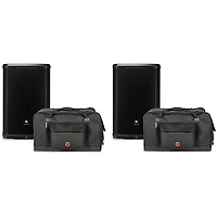 JBL PRX915 15" Powered Speaker Pair With Road Runner Bags