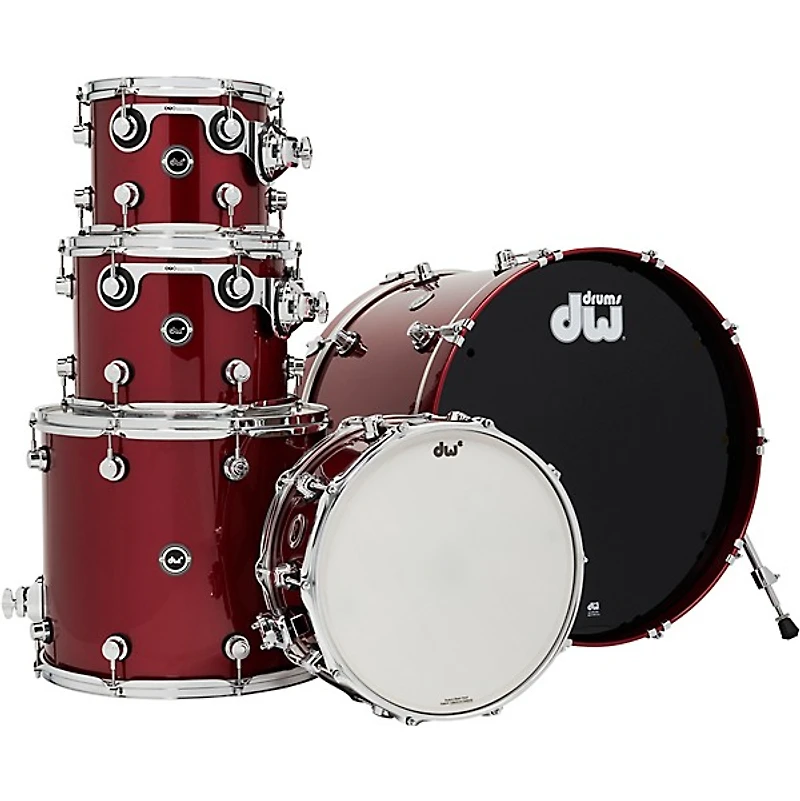 DW DWe Wireless Acoustic-Electronic Convertible 5-Piece Shell Pack With 22" Bass Drum