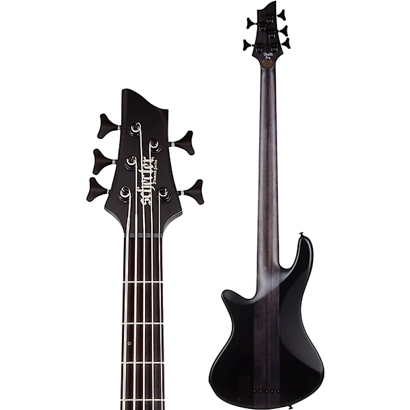 Schecter Guitar Research Stiletto-5 Stealth Pro Satin Black