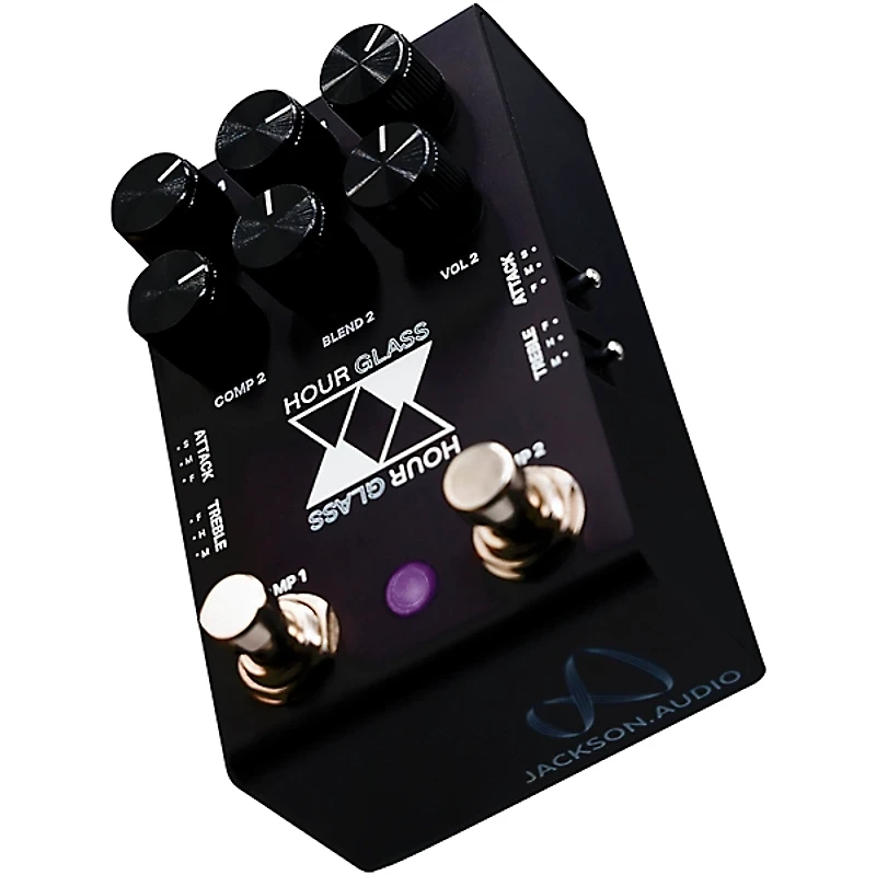Jackson Audio Hourglass Analog Dual Compressor Effects Pedal Black