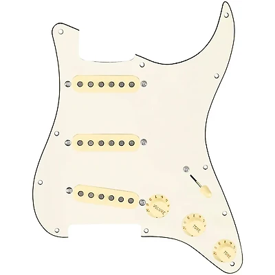 920D Custom Texas Grit Loaded Pickguard for Strat With Aged White Pickups and Knobs