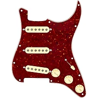 920D Custom Texas Grit Loaded Pickguard for Strat With Aged White Pickups and Knobs and S5W-BL-V Wiring Harness