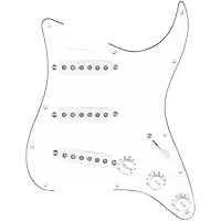 920D Custom Generation Loaded Pickguard For Strat With White Pickups and Knobs and S5W Wiring Harness