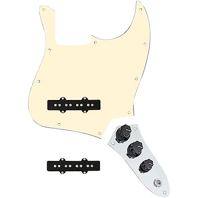 920D Custom Jazz Bass Loaded Pickguard With Pocket (Vintage) Pickups and JB-C Control Plate