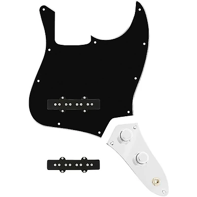 920D Custom Jazz Bass Loaded Pickguard With Pocket (Vintage) Pickups and JB-CON-C Control Plate