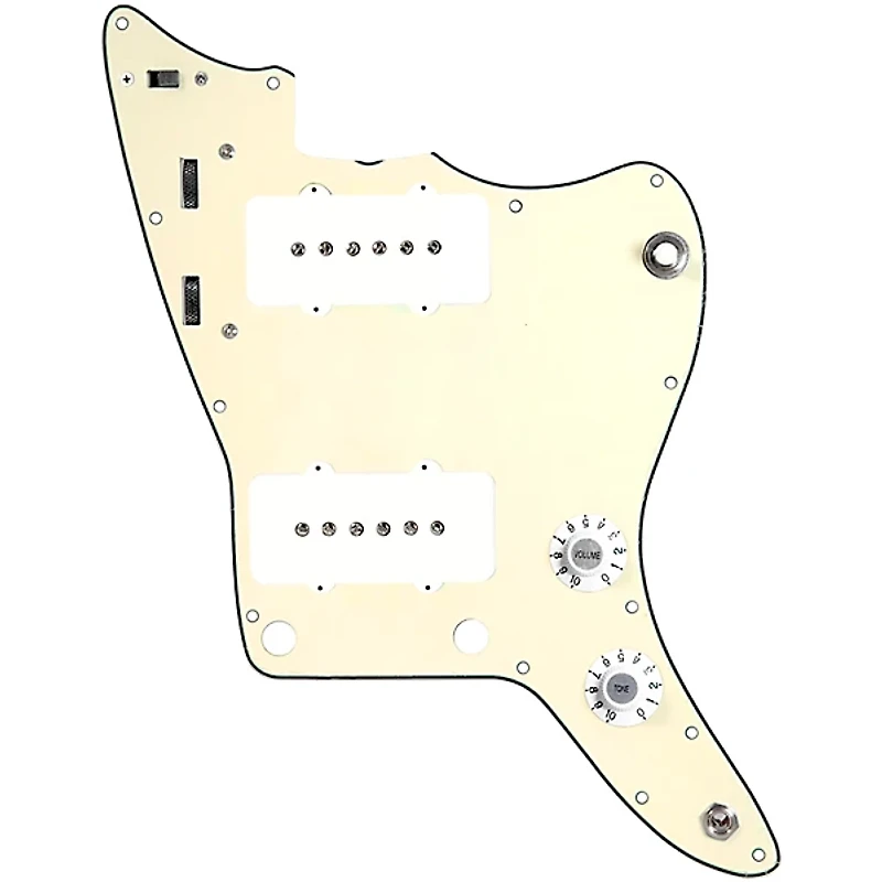 920D Custom JM Grit Loaded Pickguard for Jazzmaster With Pickups and Knobs and JMH-V Wiring Harness