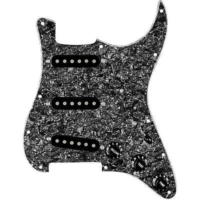 920D Custom Vintage American Loaded Pickguard for Strat With Black Pickups and S7W-MT Wiring Harness