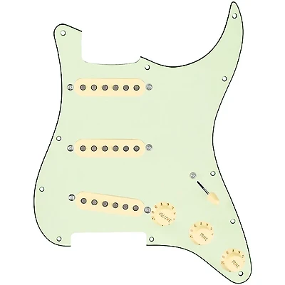 920D Custom Vintage American Loaded Pickguard for Strat With Aged White Pickups and S7W Wiring Harness