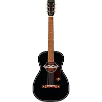 Gretsch Guitars Jim Dandy Deltoluxe Parlor Acoustic-Electric Guitar Black Top