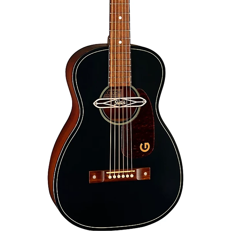 Gretsch Guitars Jim Dandy Deltoluxe Parlor Acoustic-Electric Guitar Black Top