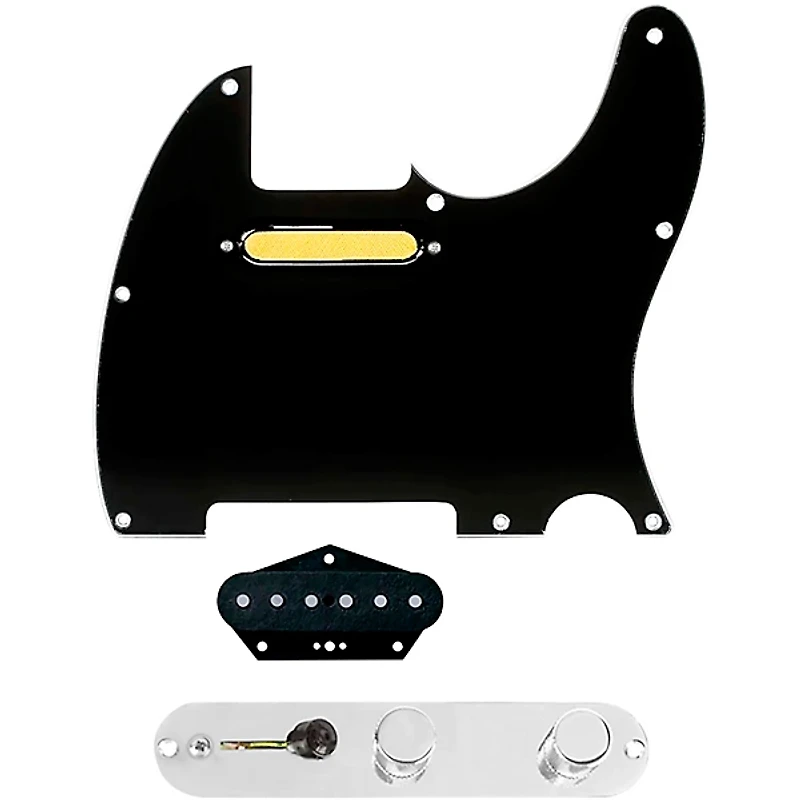 920D Custom Gold Foil Loaded Pickguard for Tele With T3W-C Control Plate