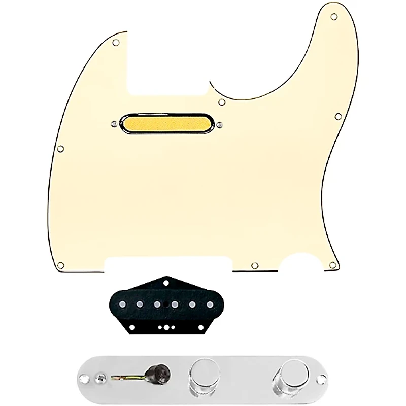 920D Custom Gold Foil Loaded Pickguard for Tele With T3W-C Control Plate