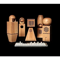 teenage engineering CH-8 Bogdan Wooden Choir Doll - Bass