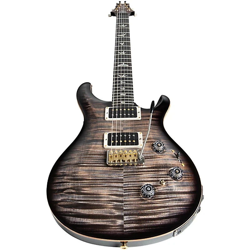 PRS Custom 24 Piezo 10-Top Electric Guitar - Charcoal Burst