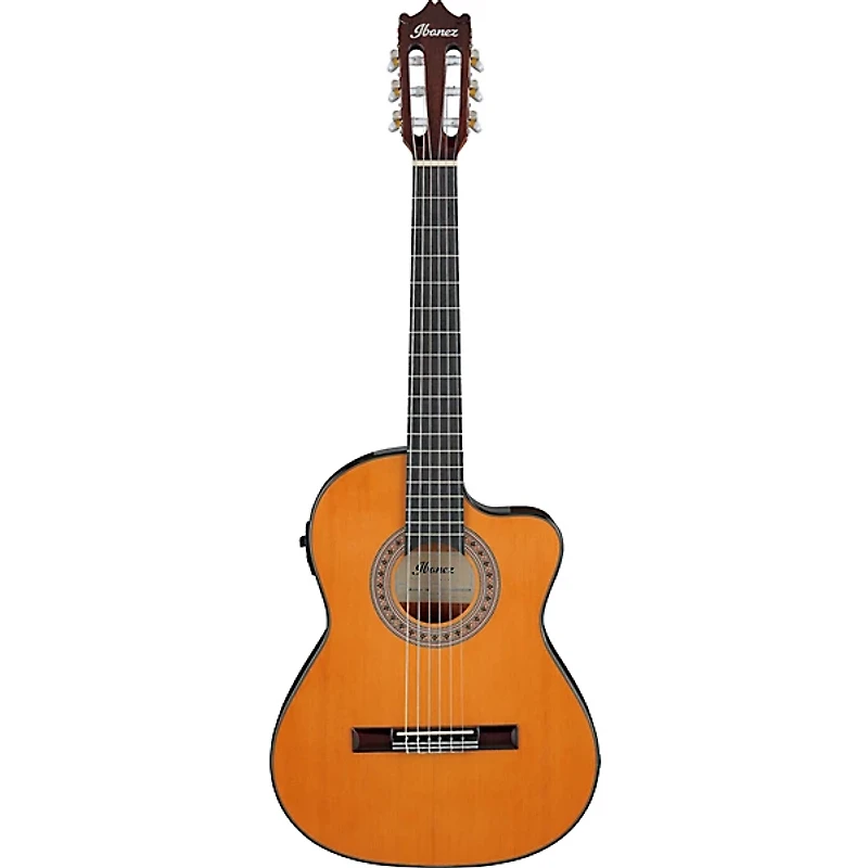 Ibanez GA5TCE3Q Classical 3/4 Acoustic-Electric Guitar Amber