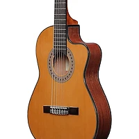 Ibanez GA5TCE3Q Classical 3/4 Acoustic-Electric Guitar Amber
