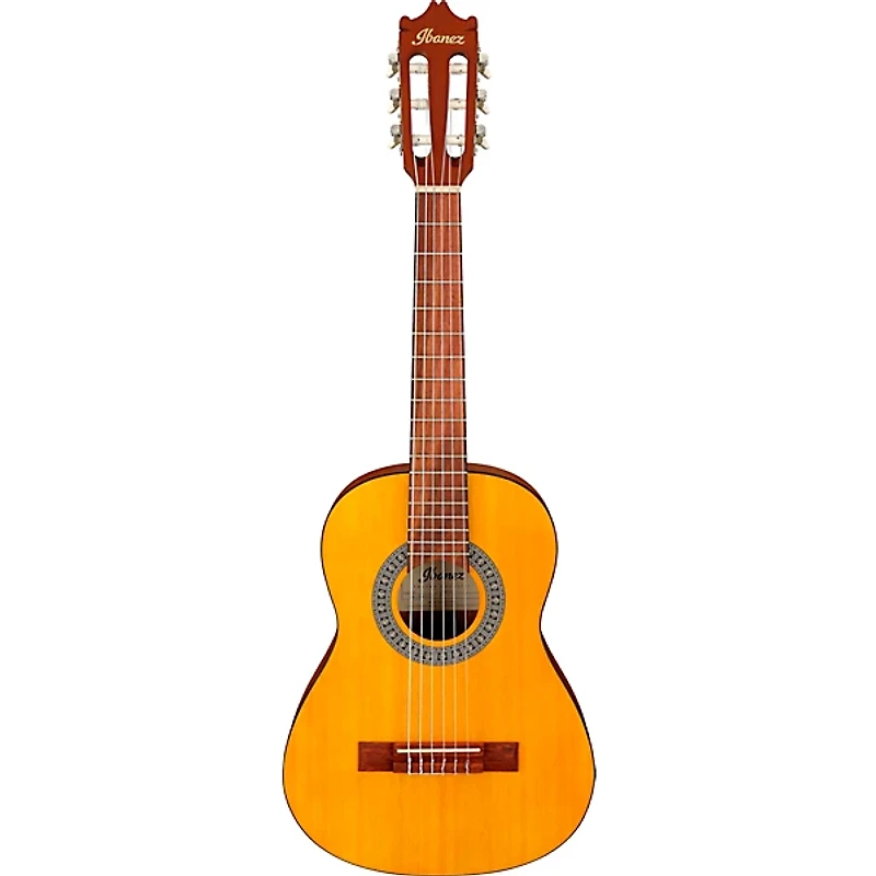 Ibanez GA1 1/2 Size Nylon-String Classical Acoustic Guitar Amber