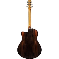 Ibanez AAM70CE Advanced Auditorium Acoustic-Electric Guitar Transparent Charcoal Burst