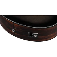 Ibanez AAM70CE Advanced Auditorium Acoustic-Electric Guitar Transparent Charcoal Burst