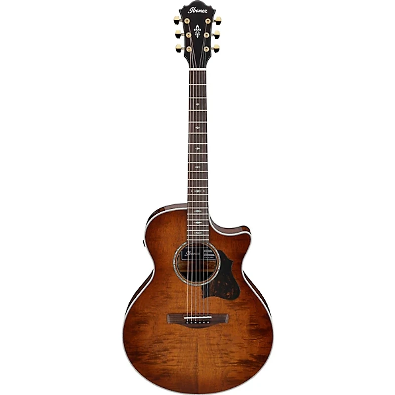 Ibanez AE340FMH Grand Auditorium Acoustic-Electric Guitar Mahogany Sunburst