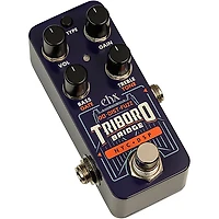 Electro-Harmonix Triboro Bridge Overdrive/Distortion/Fuzz Effects Pedal Blue