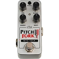 Electro-Harmonix Pico Pitch Fork Pitch Shifter Effects Pedal Silver