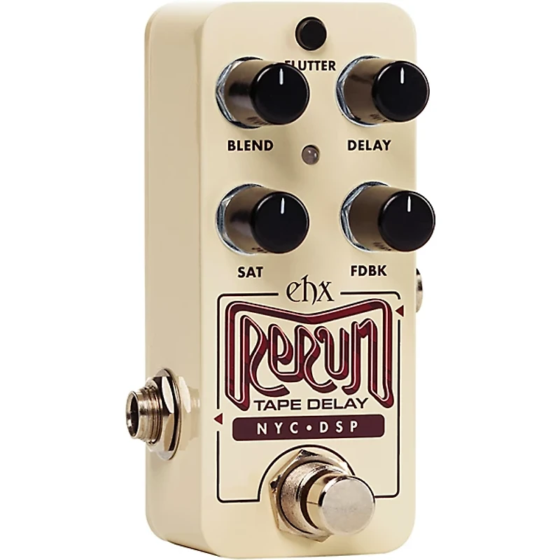 Electro-Harmonix Rerun Tape Delay Effects Pedal Cream