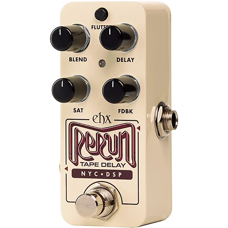 Electro-Harmonix Rerun Tape Delay Effects Pedal Cream
