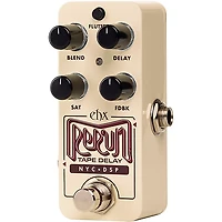Electro-Harmonix Rerun Tape Delay Effects Pedal Cream