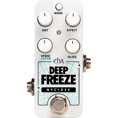Electro-Harmonix Deep Freeze Sound Retainer Effects Pedal White