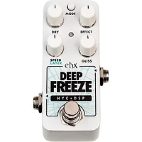Electro-Harmonix Deep Freeze Sound Retainer Effects Pedal White