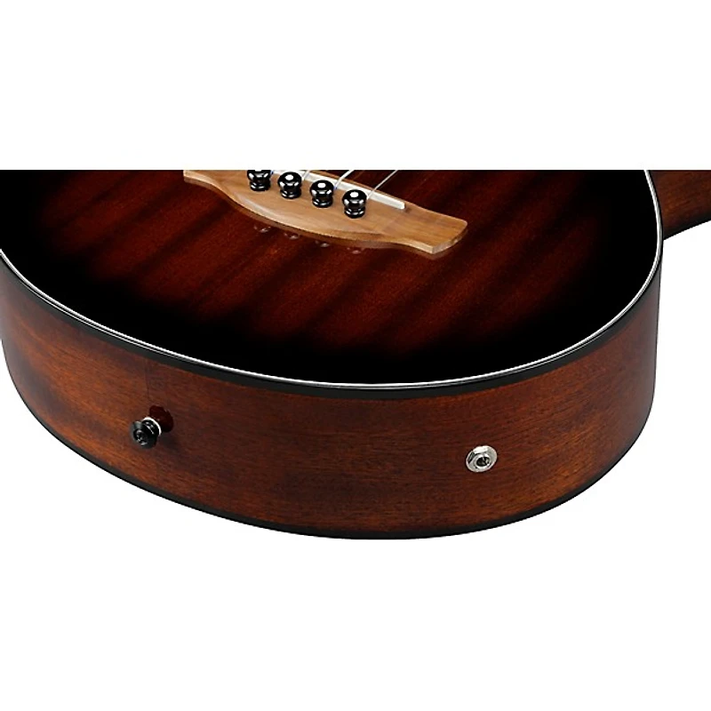 Ibanez AEGB24FE Fretless Auditorium Acoustic-Electric Bass Guitar - Mahogany Sunburst