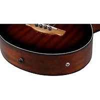 Ibanez AEGB24FE Fretless Auditorium Acoustic-Electric Bass Guitar - Mahogany Sunburst