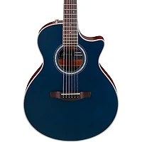 Ibanez AE200JR Mini Auditorium Acoustic-Electric Guitar Dark Tide Blue Flat