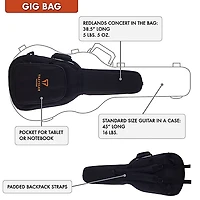 Traveler Guitar Redlands Mini Mahogany Acoustic Guitar Natural