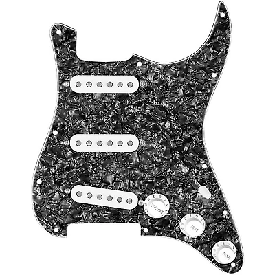 920D Custom Texas Growler Loaded Pickguard for Strat With White Pickups and S7W Wiring Harness