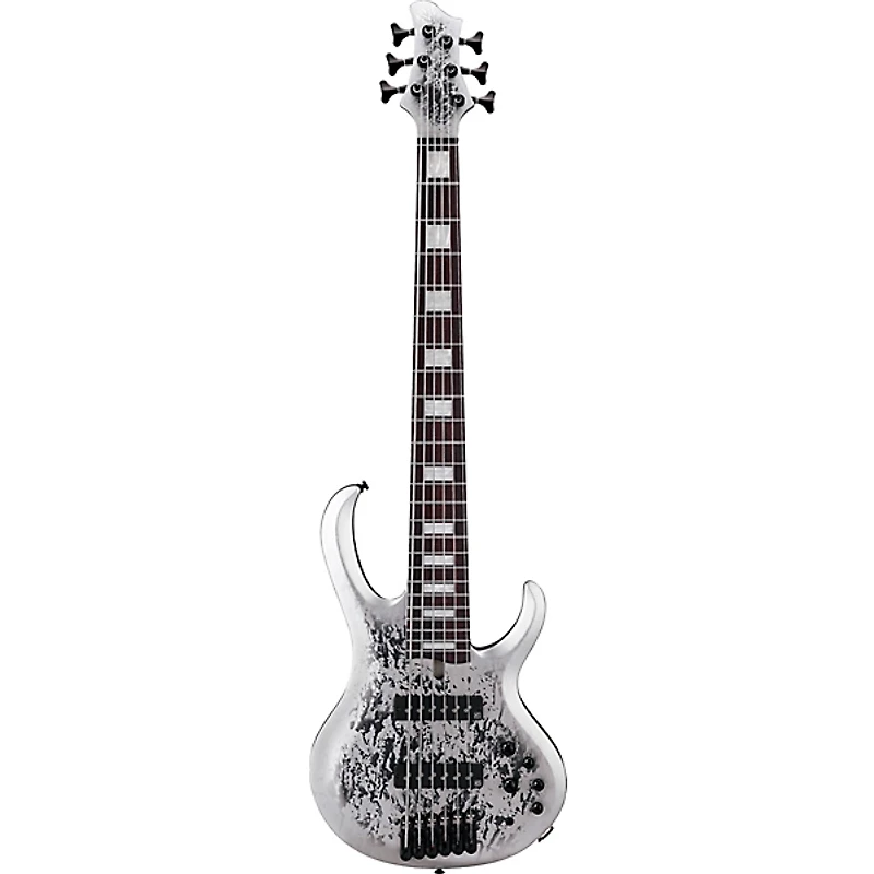 Ibanez BTB25TH6 6-String Electric Bass Guitar - Silver Blizzard Matte