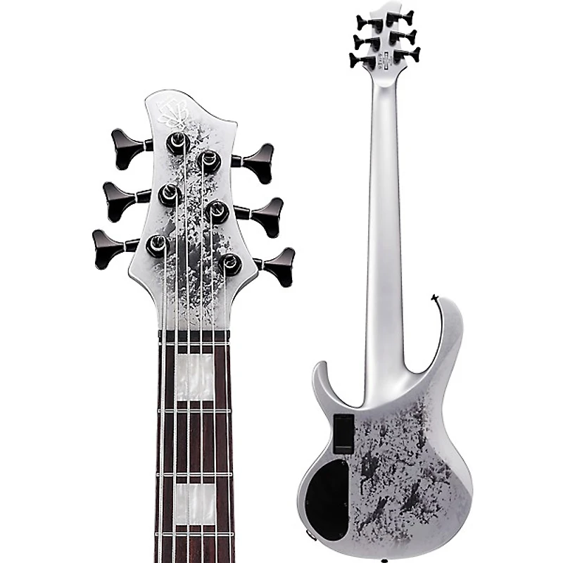 Ibanez BTB25TH6 6-String Electric Bass Guitar - Silver Blizzard Matte