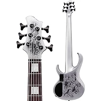 Ibanez BTB25TH6 6-String Electric Bass Guitar - Silver Blizzard Matte