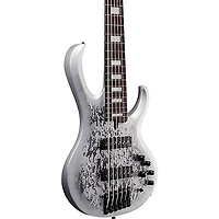 Ibanez BTB25TH6 6-String Electric Bass Guitar - Silver Blizzard Matte